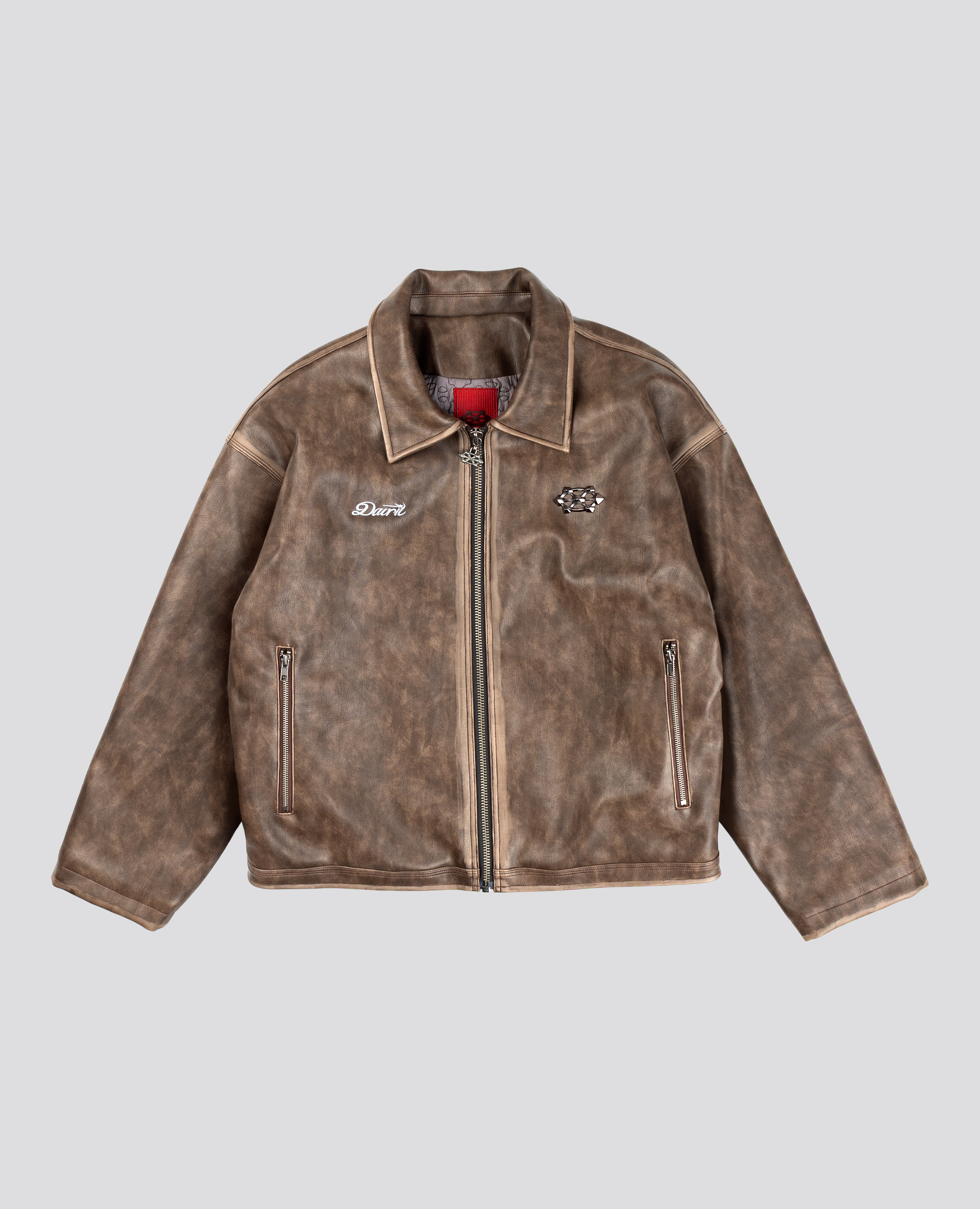 FADED LEATHER JACKET