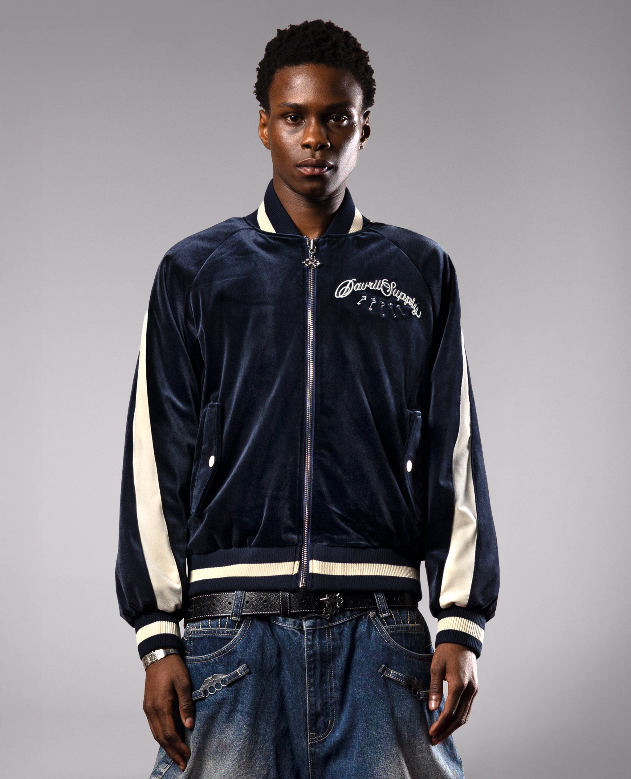PALACEBLUE VELVET JACKET