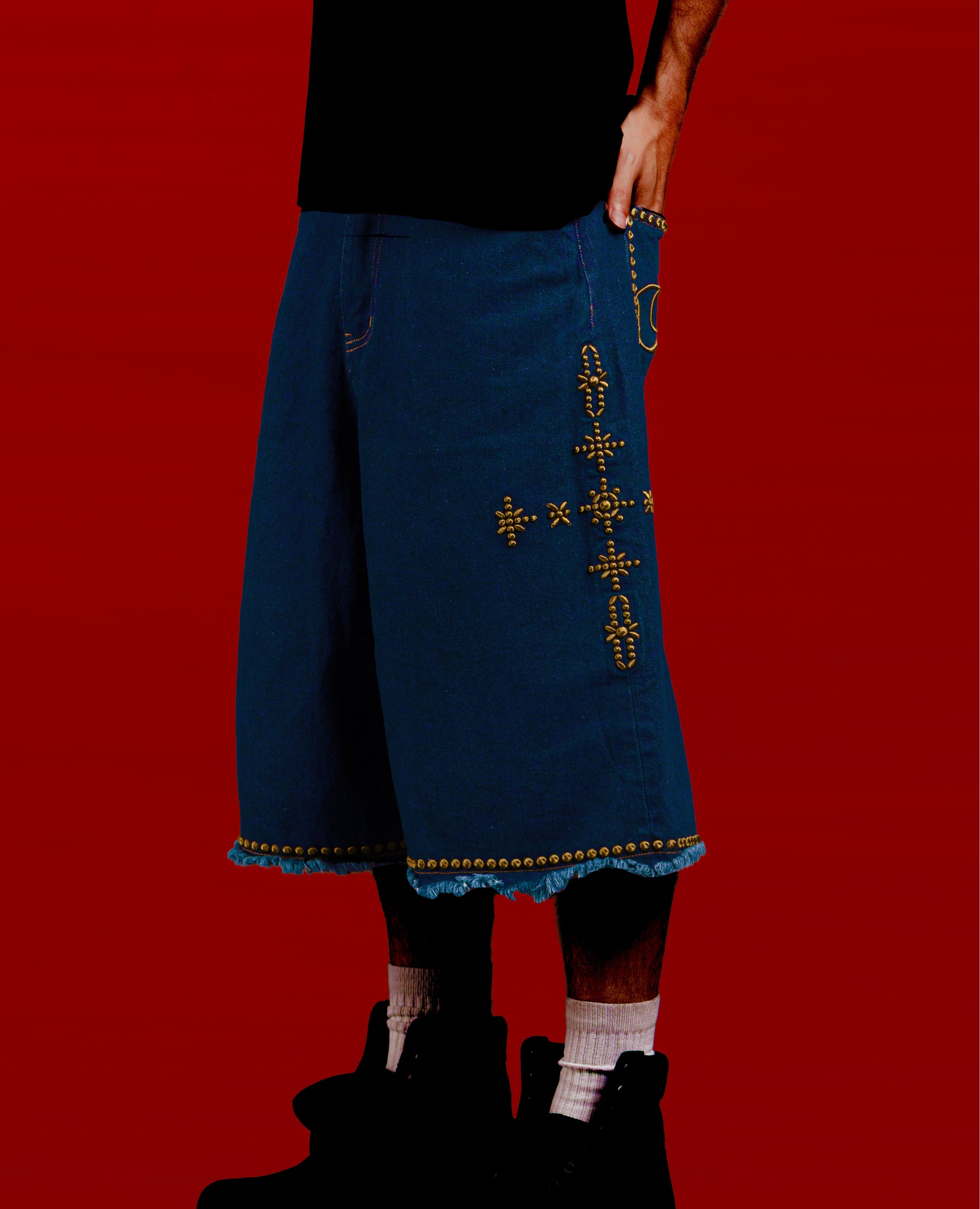 ROCKSTAR DENIM JORT