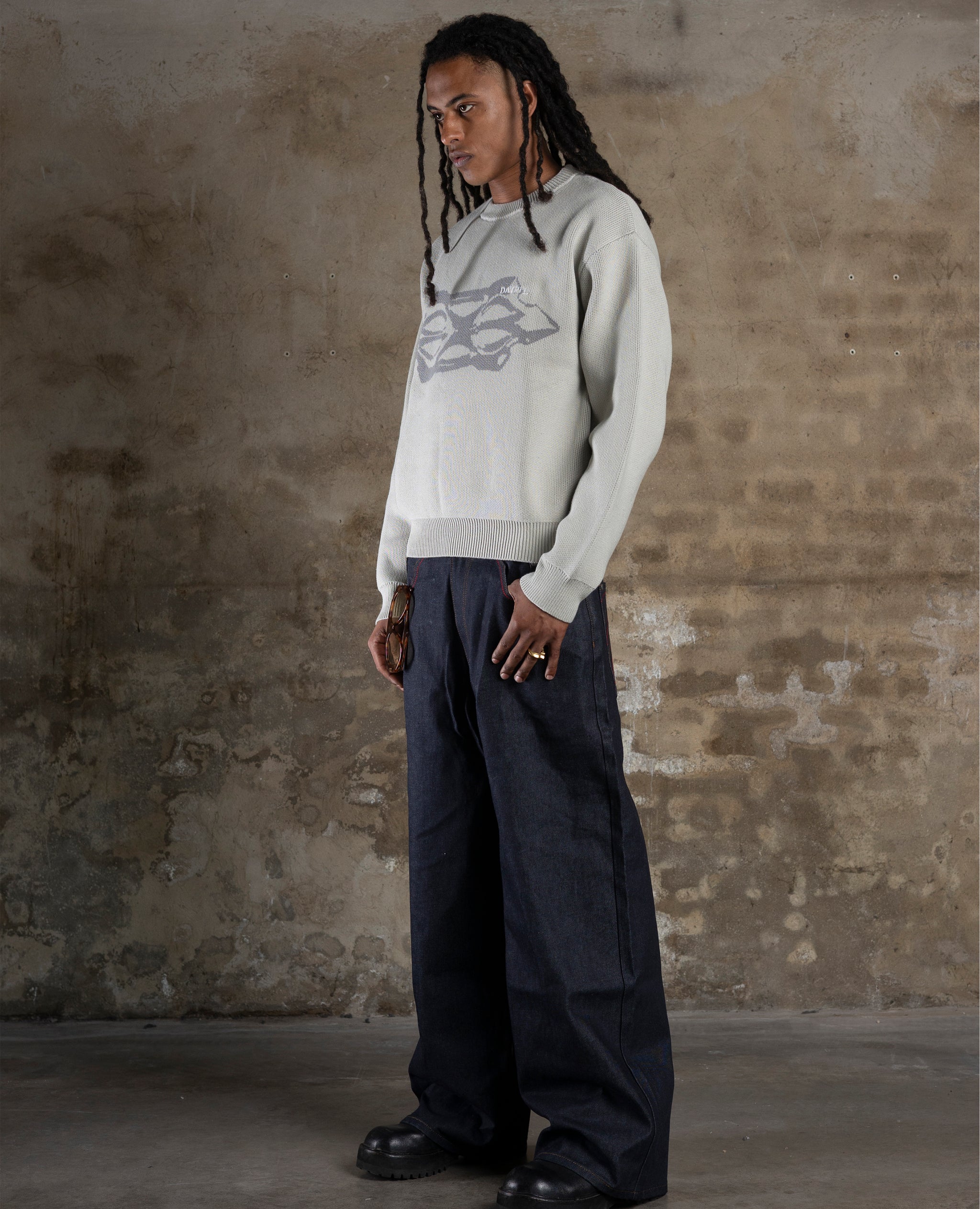 GREY BRUTAL KNITWEAR