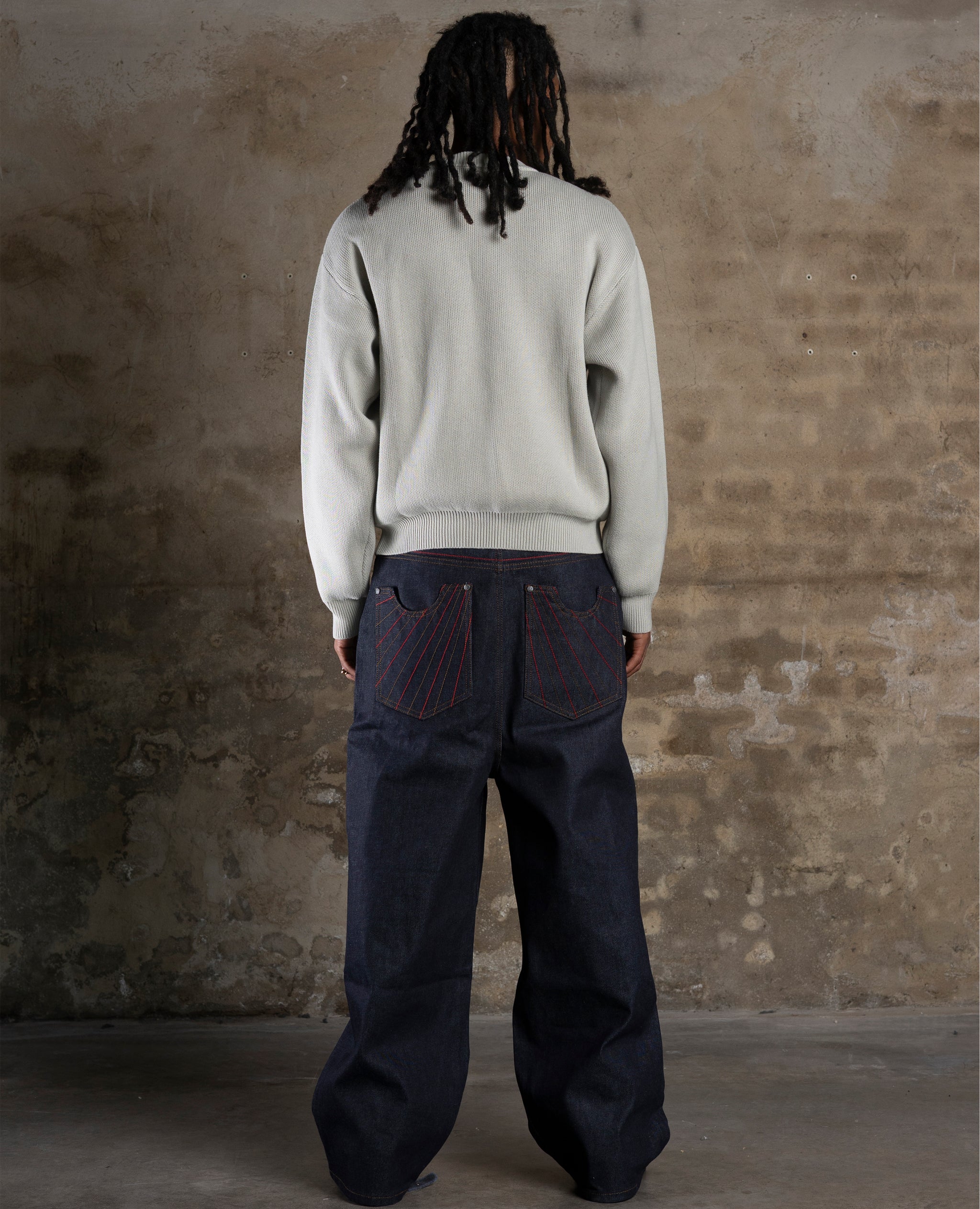 GREY BRUTAL KNITWEAR