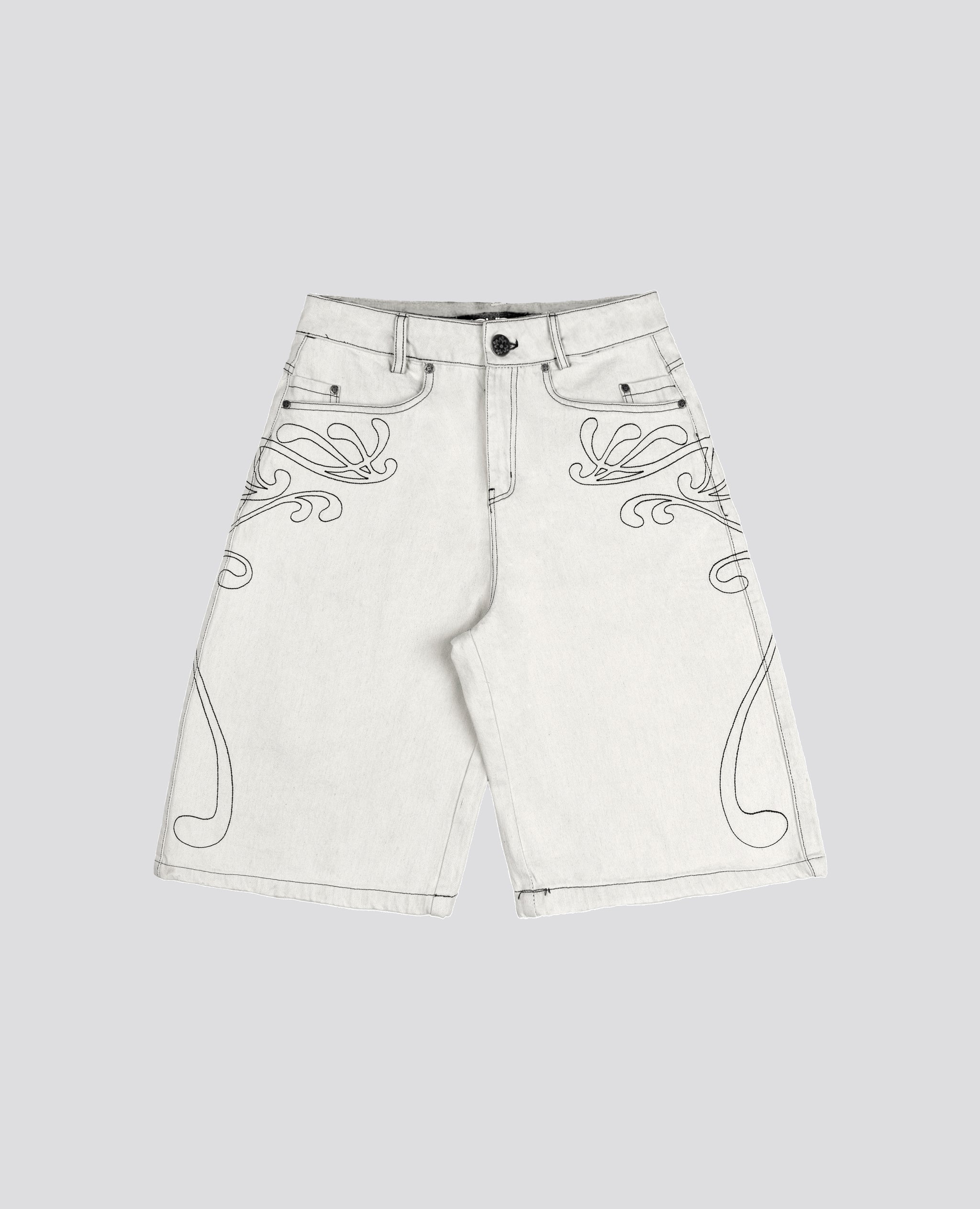 WHITE NEOART JORT