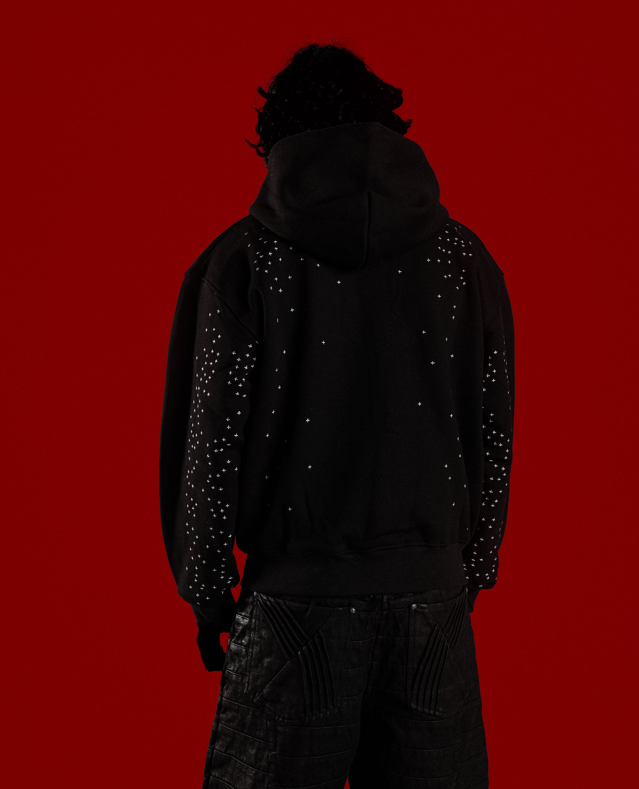 BLACK STARDUST ZIP