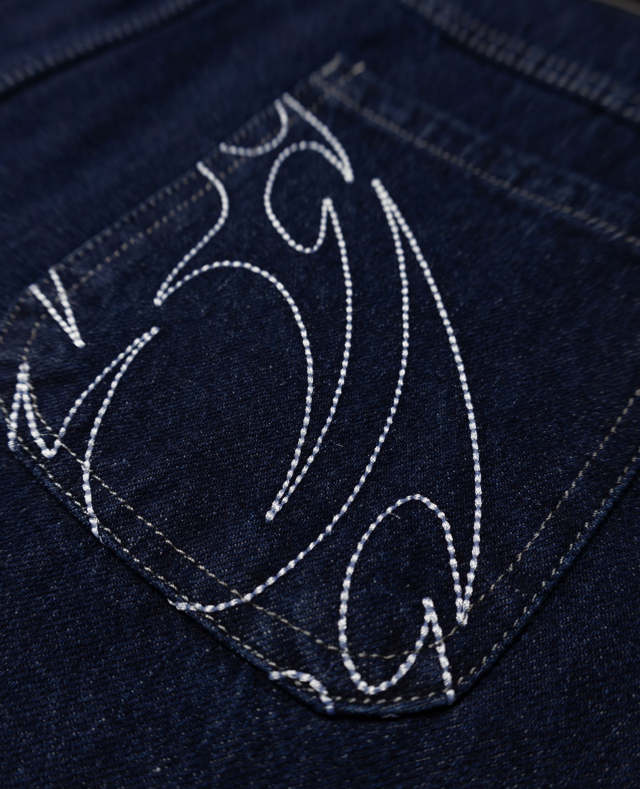BLUE ORNAMENT PANT