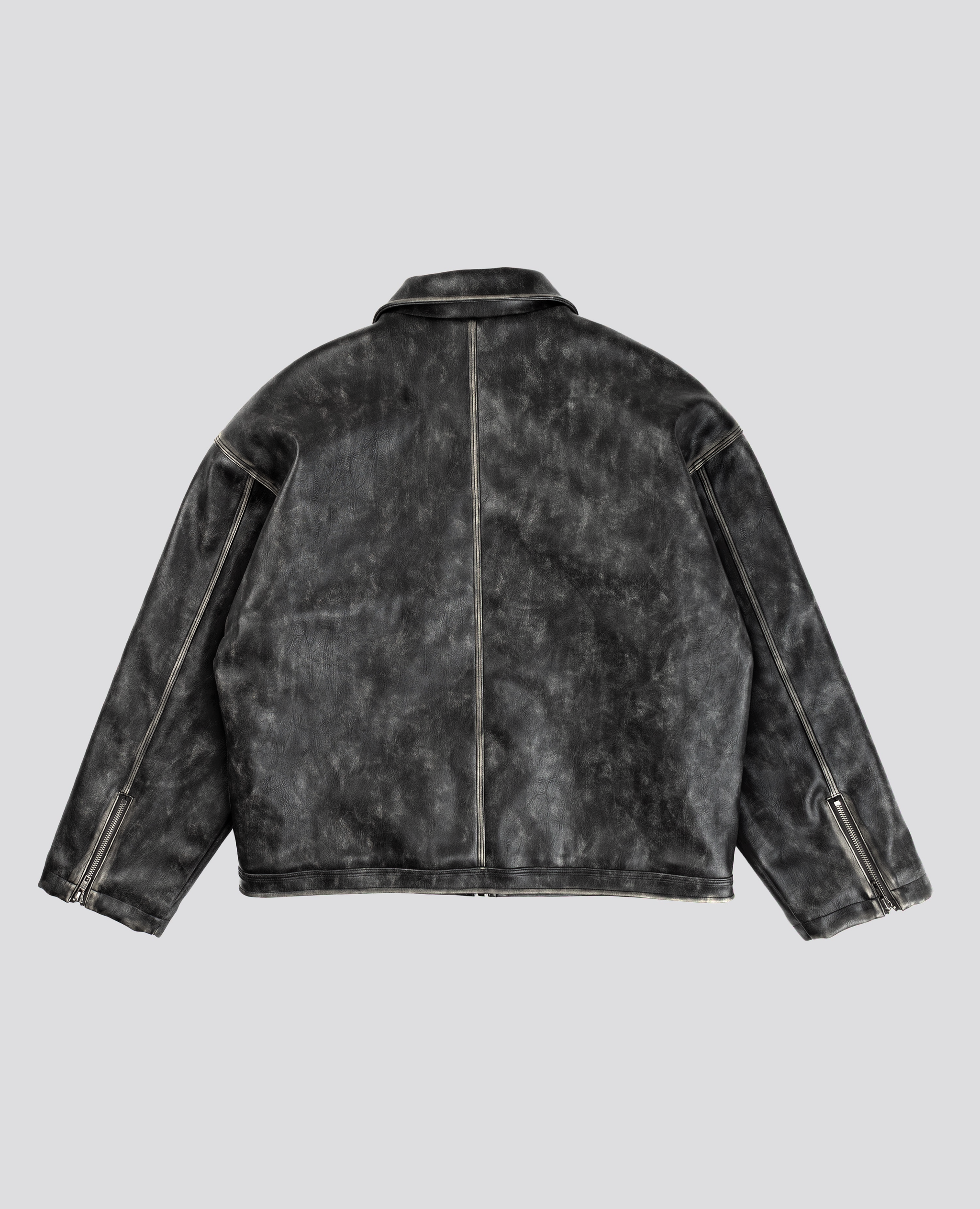 FADED LEATHER JACKET