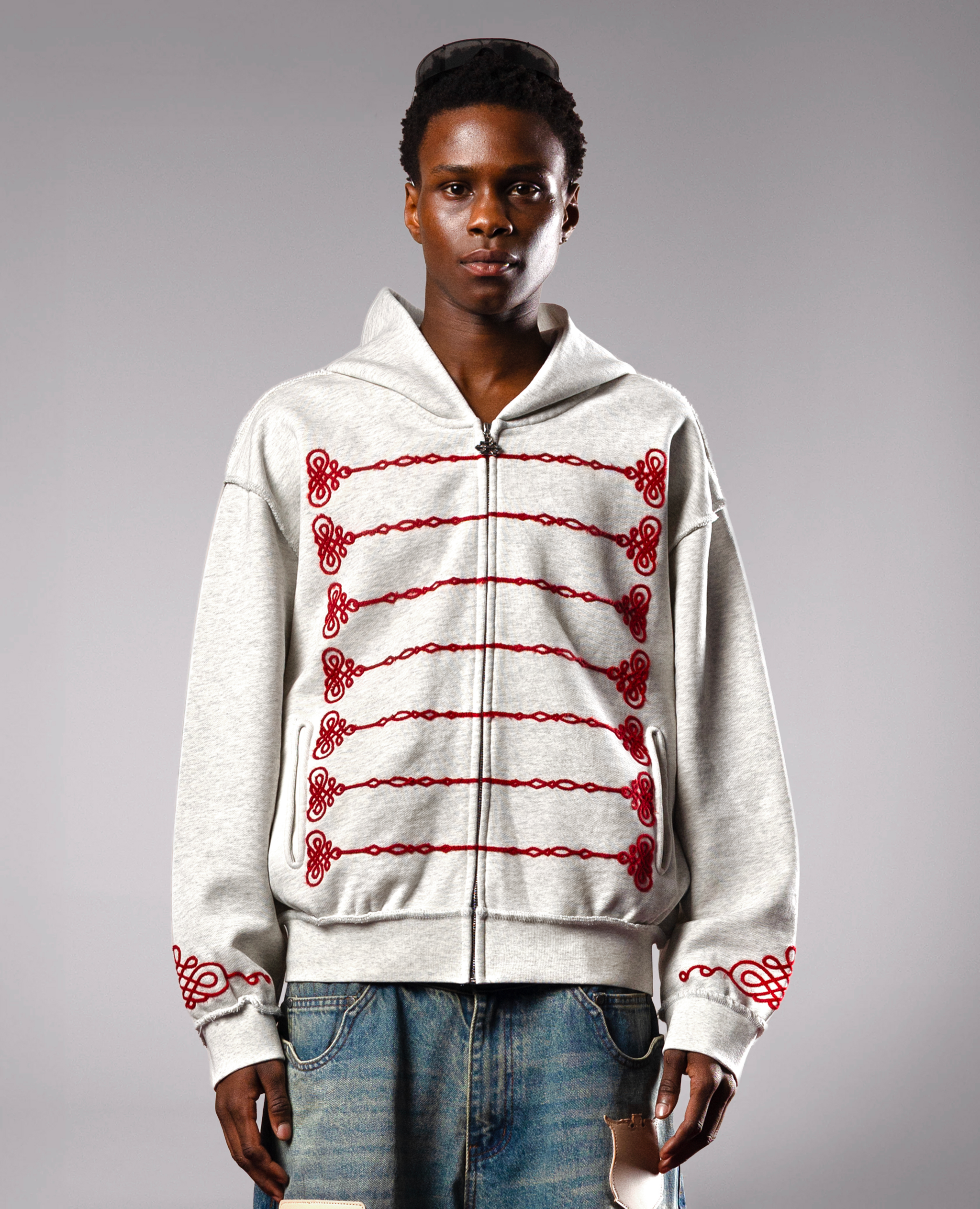 GREY EMPIRE ZIP